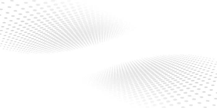 White halftone background with dotted lines vector