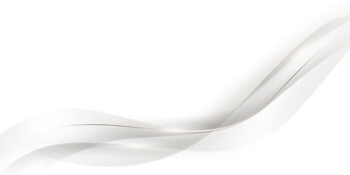 White abstract background with a wave vector