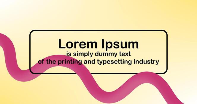 Banner Template with Curve Mesh lines and Editable text on Abstract background vector