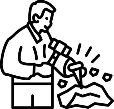 Stonecutter Dashboard UI Element Graphic vector