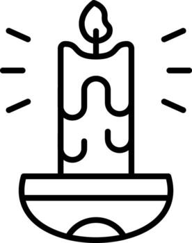 Candle Dashboard UI Element Graphic vector