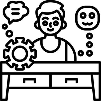 Cognitive Interactive Mark Design Graphic vector