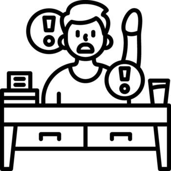 Interruption Compact Design Representation Layout vector