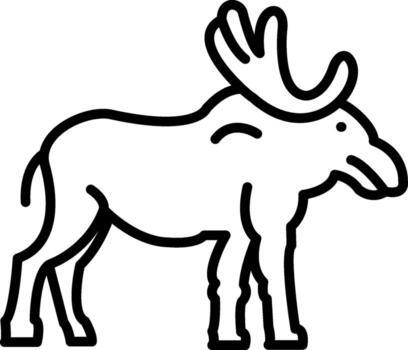 Moose Versatile Web Graphic Layout vector