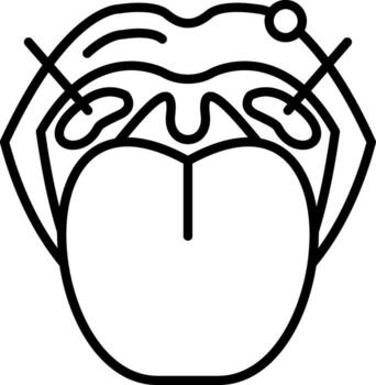 Tonsils Tech UI Element Layout vector