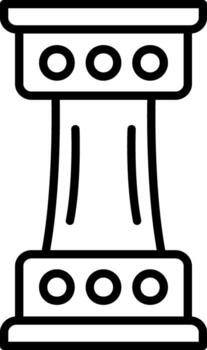 Tower Product Interface Visual Element vector