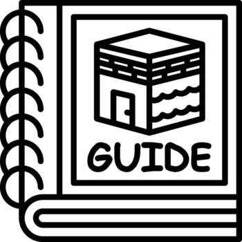 Hajj Guide Digital Graphic Asset Layout vector