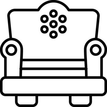 Sofa App Focused Design Graphic vector