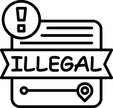 Illegal Intuitive UI Feature Layout vector