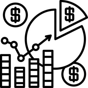 tarta gráfico ui paquete elemento diseño vector