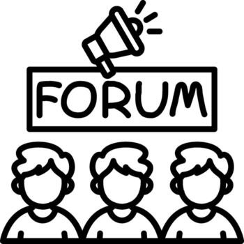 foro gráfico interfaz marca diseño vector