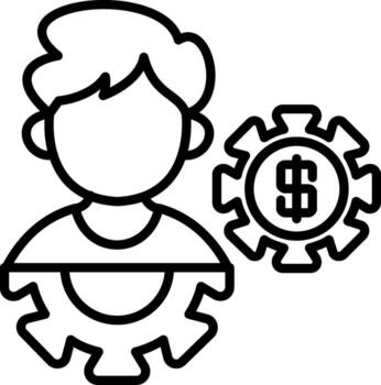 Management Minimal Visual Object Form vector