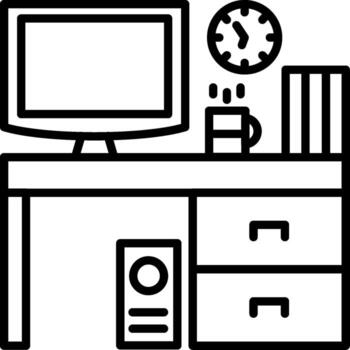 Workspace Display Optimized Graphic Asset vector