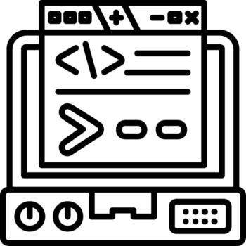 Command Concise Visual Representation Asset vector