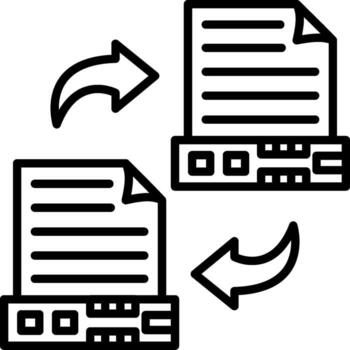 Data Migration UI Pack Element Layout vector