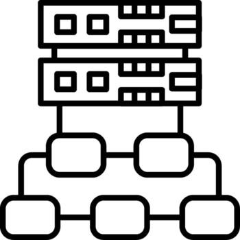 apoderado servidor conciso visual representación activo vector