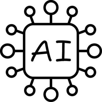 Artificial Intelligence Scalable File Format vector