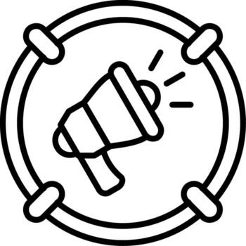 Target Marketing Mobile UI Mark Design vector