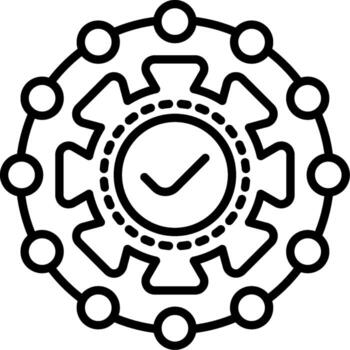 Integration Design System Mark Element vector