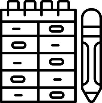 Transcript Mobile App Symbol Layout vector