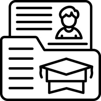 plan de estudios simplificado ux elemento iconografía vector