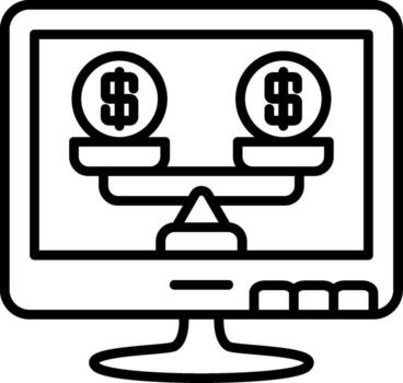 Price Comparison Dynamic Design Feature Layout vector