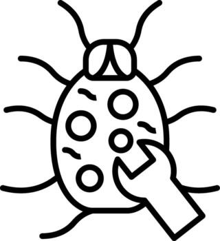 Bug Fix Tech UI Element Layout vector