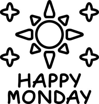 Monday Dashboard UI Element Graphic vector