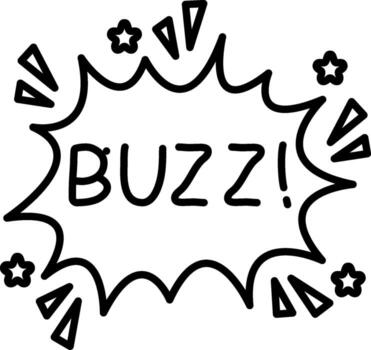 Buzz Interface Friendly Graphic Element vector