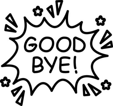 Good Bye Utility Design Feature Layout vector