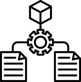 profético modelado en capas símbolo gráfico vector