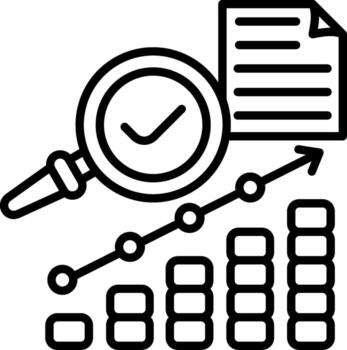 Exploratory Analysis Tech UI Element Layout vector