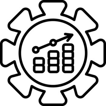 Benchmarking Dashboard UI Element Graphic vector