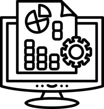 Reporting Scalable UX Feature Graphic vector