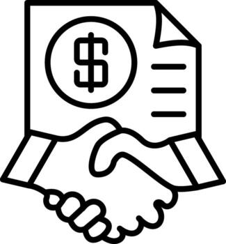 Partnership Interactive Mark Design Graphic vector