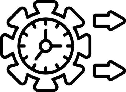 Fast Time Functional UX Graphic Design vector