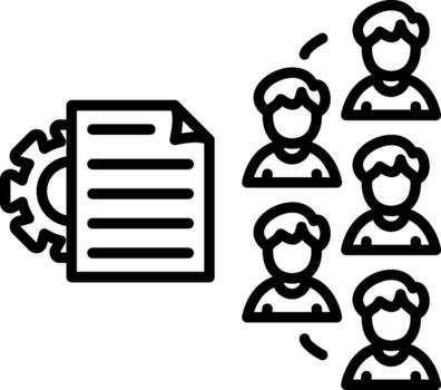 Project Management Functional Art Element Layout vector