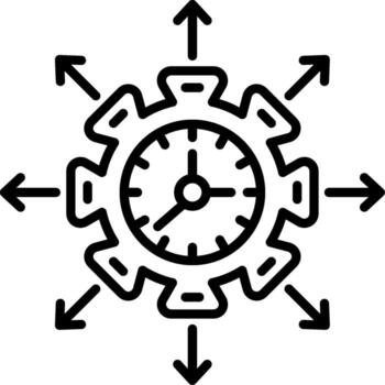 Project Management Abstract UI Element Design vector