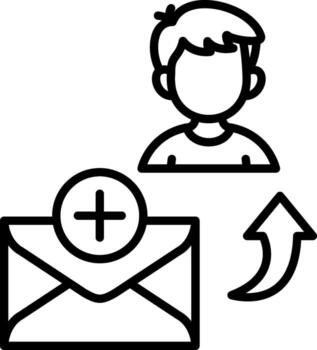 correo usuario interfaz elemento gráfico vector