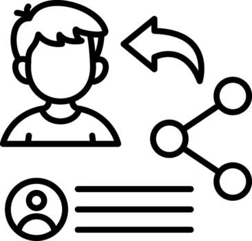 Share Mobile UI Mark Design vector