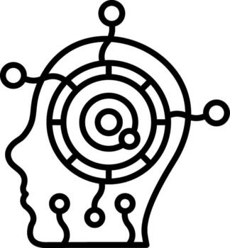 Cyborg Functional UX Graphic Design vector