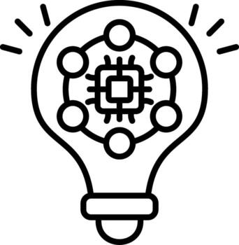 Bulb Scalable UI Form Graphic vector