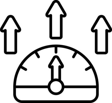 Performance UI Visual Cue Graphic vector
