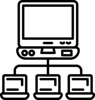 Computer Networking UI Pack Element Layout vector