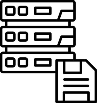 salvar datos fluido Arte gráfico vector