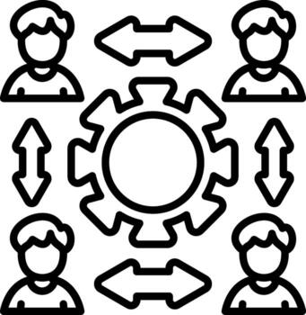 Business Meeting User Interface Element Graphic vector