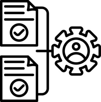 Data Management Interface Friendly Graphic Element vector