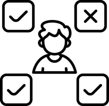 Market Positioning Feature Highlight Mark Layout vector