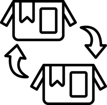 Connection Bold Graphic Form Representation vector