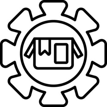 Product Management Minimal Visual Object Form vector